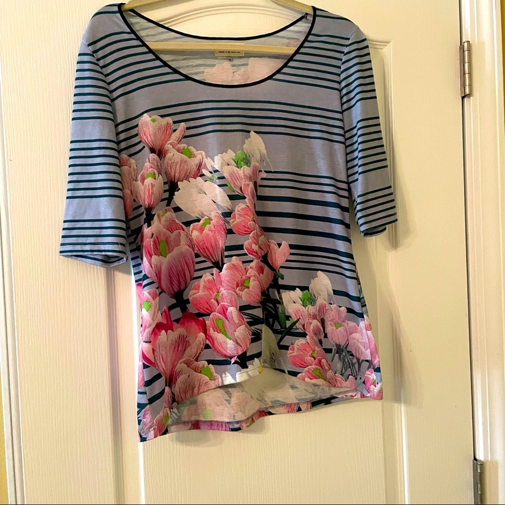 Anthropologie Dream Daily Floral Tee